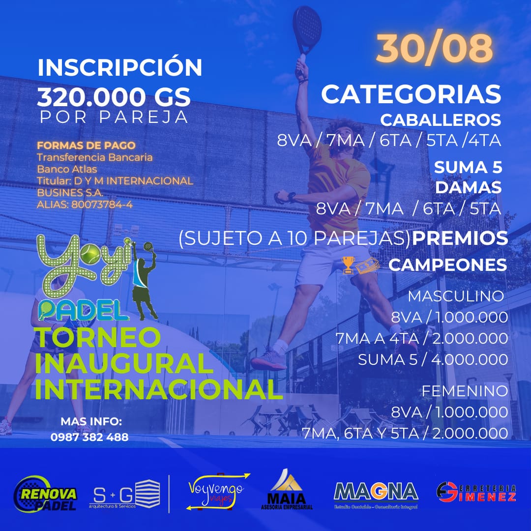 TORNEO INAUGURAL INTERNACIONAL